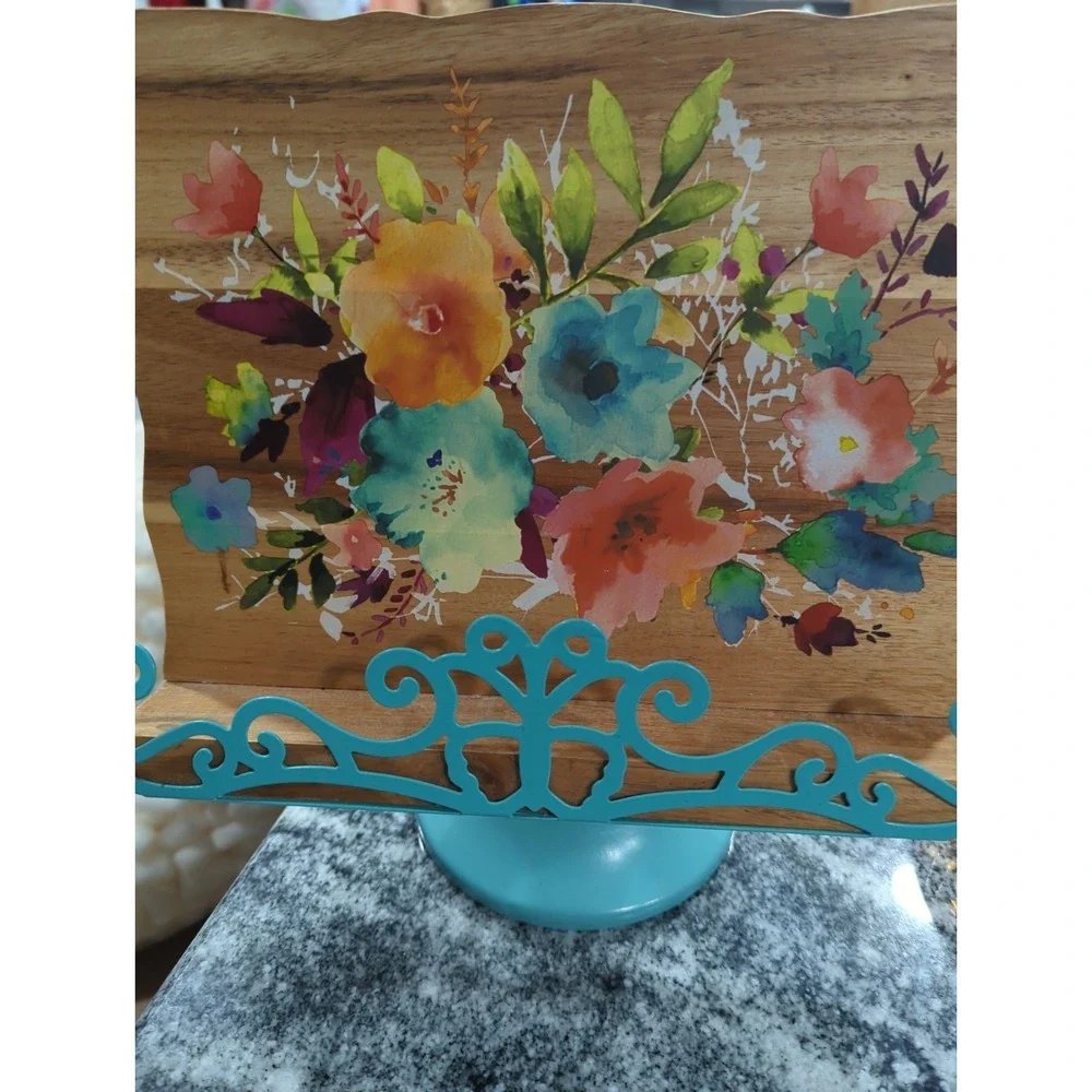 Pioneer Woman Cookbook Holder Willow Floral